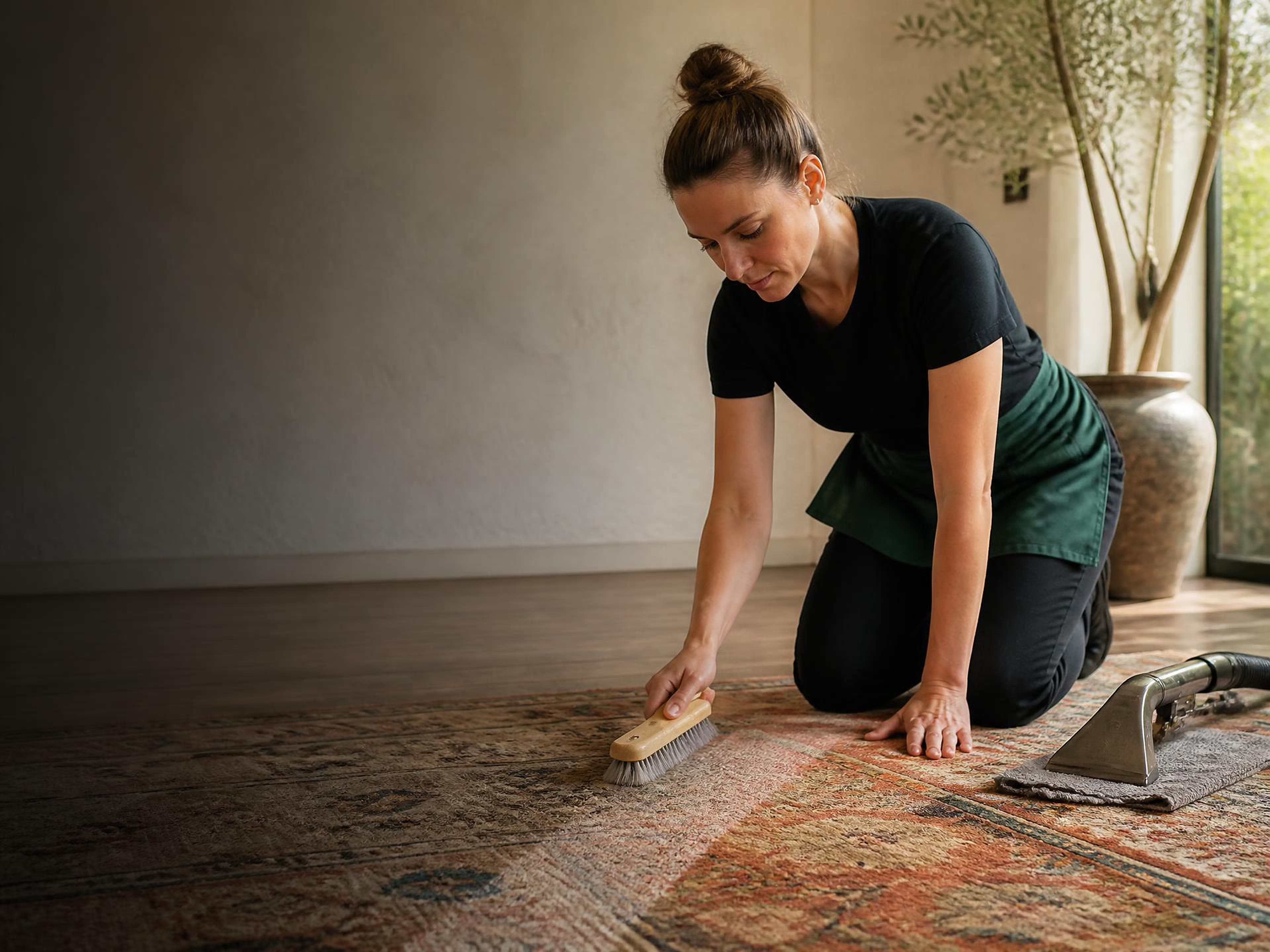 Professional area rug cleaning service