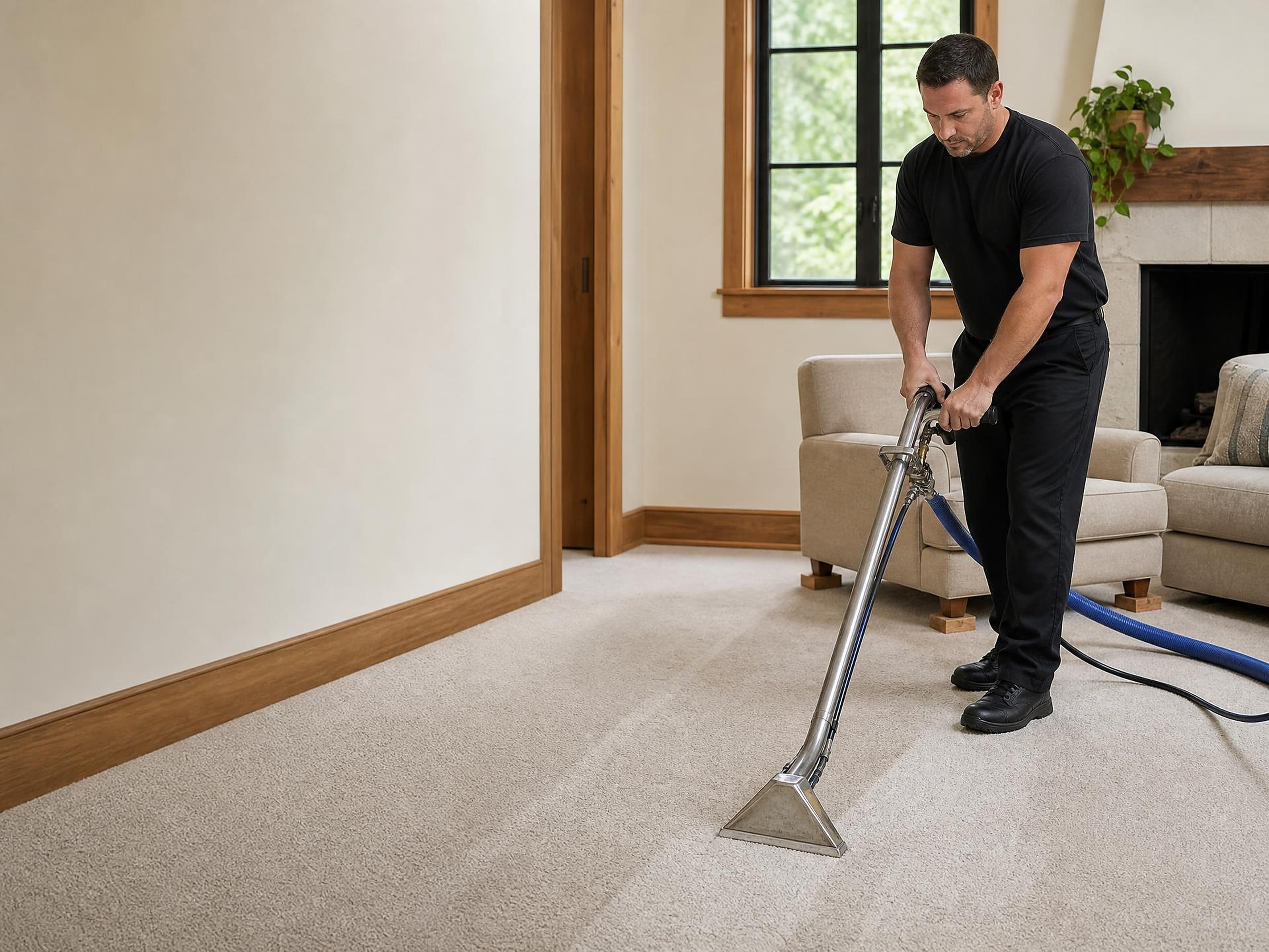 Professional carpet cleaning service