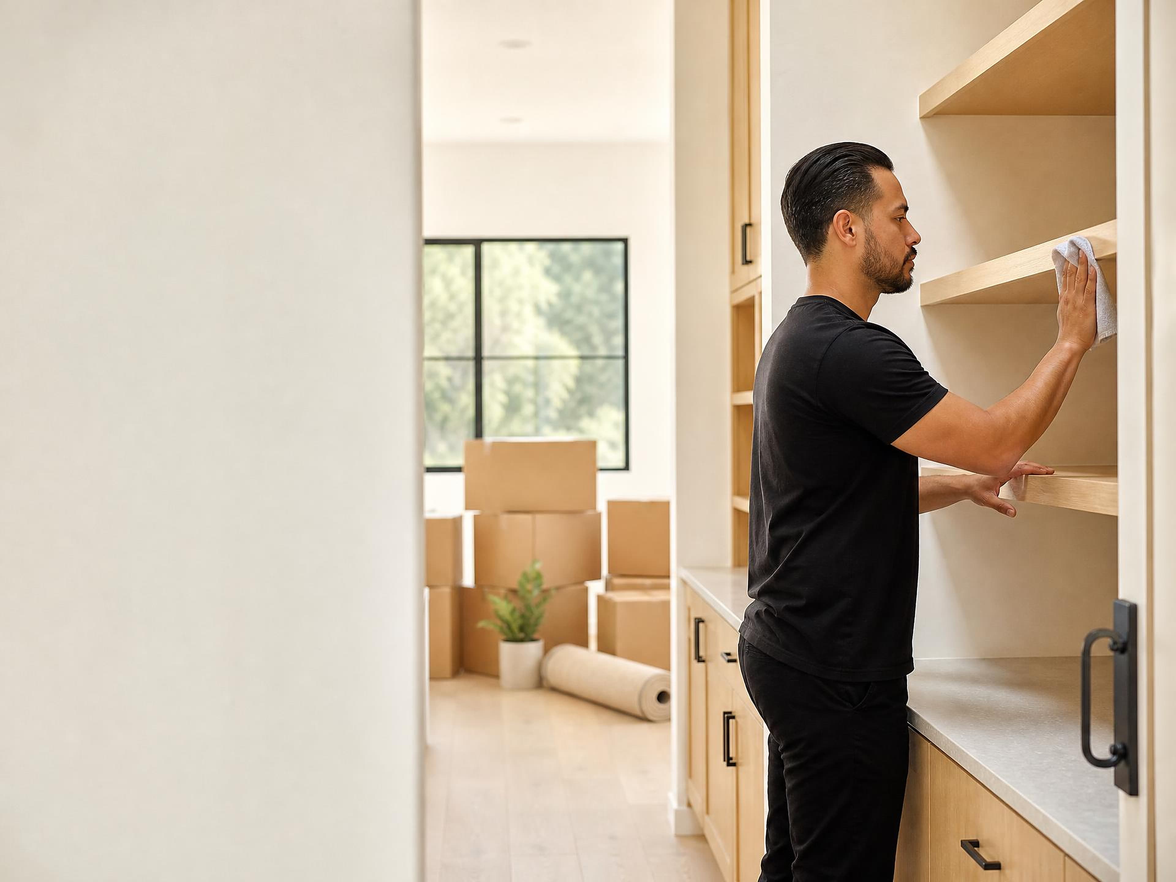 Professional move-in cleaning service