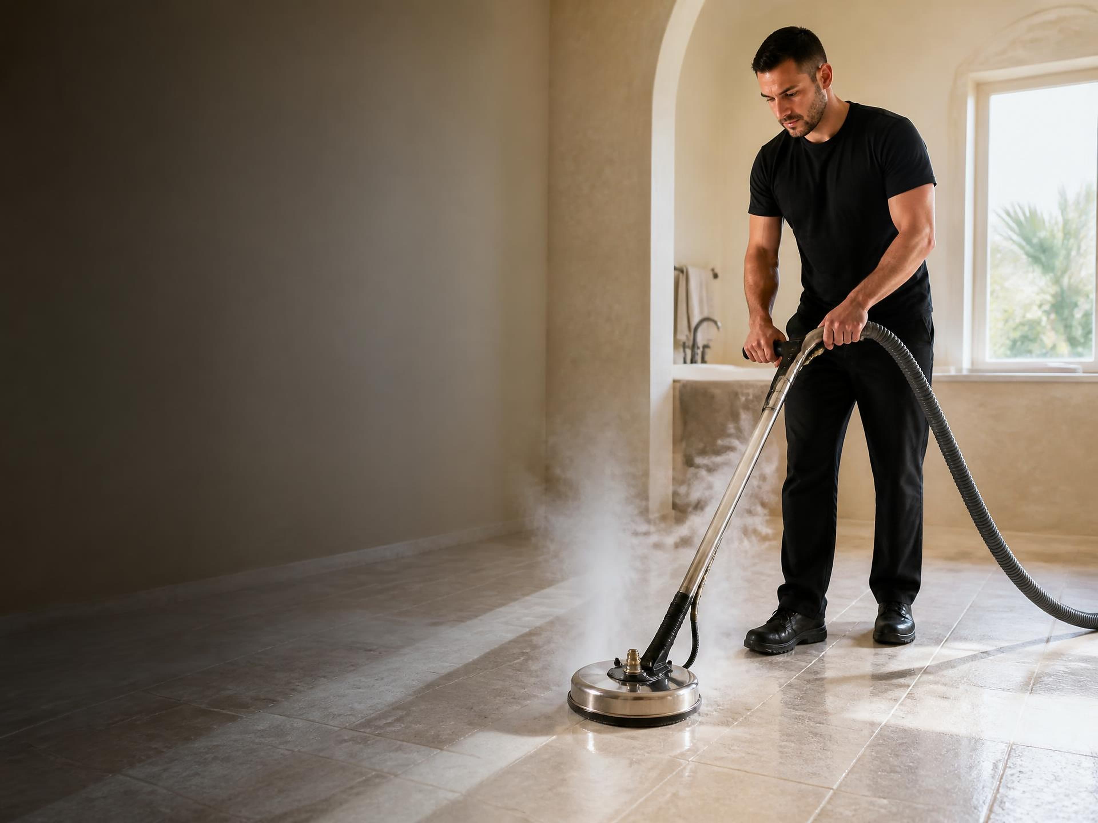 Professional tile & grout cleaning service