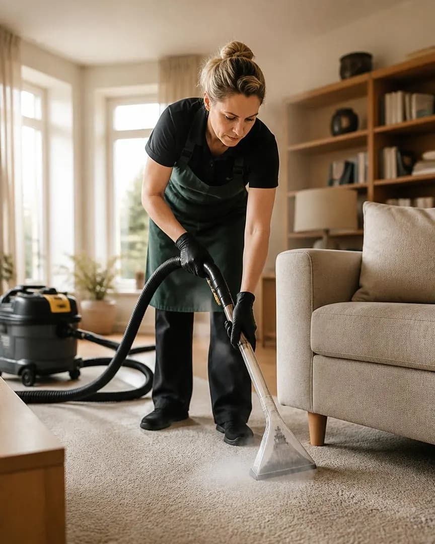 Professional carpet cleaning work by Art's Cleaning