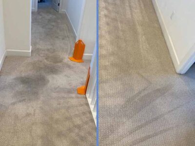 Before and After Carpet Cleaning