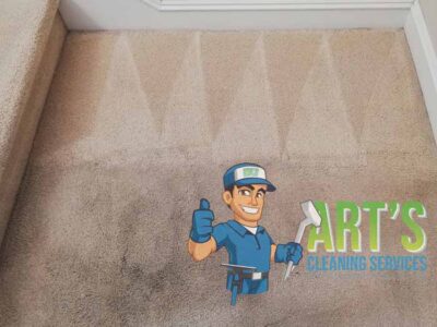 Stair Carpet Cleaning Results