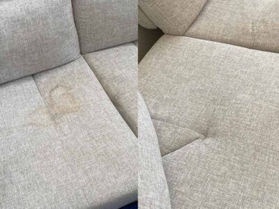 Upholstery Cleaning Before and After