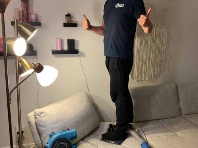 Upholstery Cleaning Process